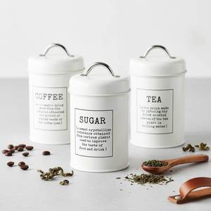 White Wooden Cap Sugar Canister With Wooden Lid Airtight Rectangle Design For <b>Kitchen</b> <b>Storage</b> Minimalist Style - Product Image 6