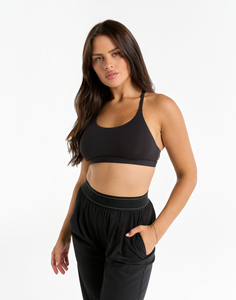 High Quality Custom <b>Brushed</b> Cross Beauty <b>Back</b> High Strength Shockproof Bra Gym Yoga Fitness Women Sports Bra - Product Image 6