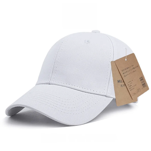 หมวกเบสบอลทรงแข็งแบบไม่มีโลโก้ สำหรับฤดูใบไม้ผลิและฤดูร้อน เหมาะสำหรับคนศีรษะใหญ่ สีพื้น สไตล์ผู้หญิง ทำจากผ้าฝ้าย - Product Image 2
