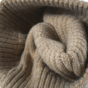 Unisex Beanie <b>Hat</b> 100% Acrylic Ribbed Knit Solid Color Contrast <b>Band</b> Casual Winter Cap for Adults 56-58CM - Product Image 4