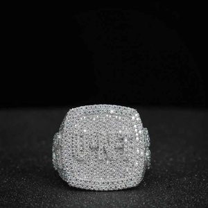 Luxury Iced Out Custom <b>Name</b> <b>Ring</b> Full Pave Hip Hop Statement <b>Ring</b> Micro Pave Bling Jewelry Gift For Men Women - Product Image 6