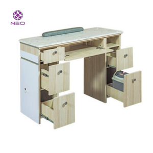 Table de manucure à ongles personnalisée bas quantité minimale de commande Vietnam Fabrication Mobilier de salon de beauté disponible en couleurs et tailles personnalisées - Product Image 4