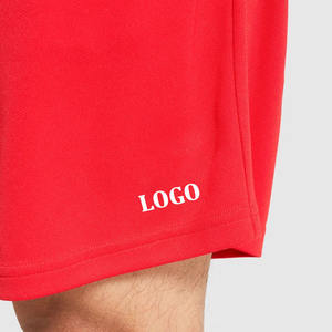 กางเกงขาสั้นผู้ชายผ้าฝ้ายผสมโพลีเอสเตอร์เอวยางยืดแบบคาร์โก้ พิมพ์ลายตามสั่ง สำหรับฤดูร้อน รับทำโลโก้ตามแบบ - Product Image 4