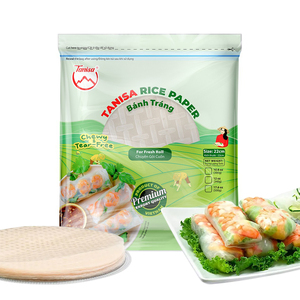 Papel de Arroz Vietnamita para Rollitos Frescos – Fabricante Directo, FSSC, HALAL, ISO, HACCP, Distribución Global - Product Image 1