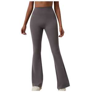 กางเกงโยคะทรงขาบานเอวสูง ยืดหยุ่นดี คุณภาพพรีเมียม สำหรับผู้หญิง ระบายอากาศได้ดี แห้งเร็ว เหมาะสำหรับออกกำลังกาย - Product Image 6