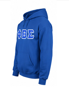 New Style Fraternity <b>Men</b> Hoodies Two Tone Flexible Bottom Phi Beta Sigma Screen Printing Raglan Sleeve Cotton - Polyester Autumn - Product Image 3