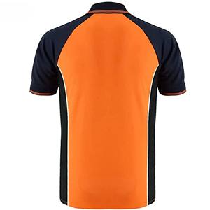 เสื้อกอล์ฟผู้ชายระดับไฮเอนด์ ลายเรียบ แห้งเร็ว กันยับ ผ้าฝ้าย 100% รับสั่งพิมพ์ลายปัก - Product Image 3