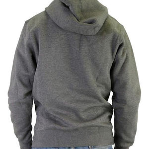 Mens Charcoal Gray Pullover <b>Hoodie</b> <b>Plain</b> Hooded Sweatshirt Casual Long Sleeve Kangaroo Pocket Streetwear - Product Image 2