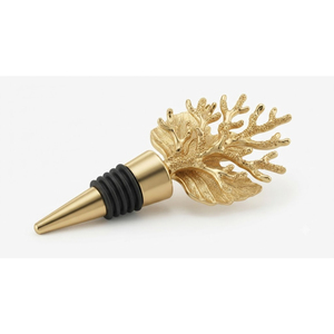 Gold Metal Bowknot Wine <b>Bottle</b> <b>Stopper</b> Zinc Alloy Reusable Airtight Leak-proof Beverage Saver For Home Bar Holiday Party Wedding - Product Image 5