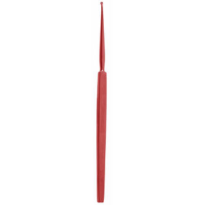 Curette dermique en forme de boucle à manche solide, outil chirurgical ORL en acier inoxydable à action manuelle - Product Image 5