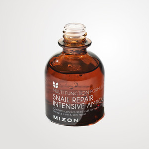 ผลิตภัณฑ์ดูแลผิวหน้าสัญชาติเกาหลี K-Beauty Mizon Snail Repair Intensive ampoule 30 มล. ผลิตในเกาหลี เซรั่มบำรุงผิวสำหรับทุกเพศ - Product Image 3