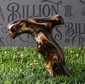 Billion Of Crafts Premium <b>Resin</b> Walking Stick Handmade Artistic Cane <b>Sculpted</b> Handle High Gloss Finish - Product Image 5