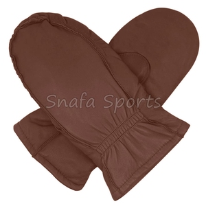 Mitaines de ski et de snowboard personnalisées avec logo, chaudes, imperméables, coupe-vent, paume en cuir, pour temps froid, mitaines de sport - Product Image 2