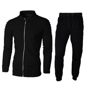 Conjunto Deportivo de Dos Piezas para Hombre, Sudadera con Capucha y Pantalones con Lavado Ácido, Estilo Urbano, Otoño - Product Image 3