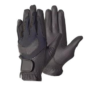 Fabricants de gants d'équitation unisexes de couleur unie, en matière de qualité supérieure, prix de gros. - Product Image 1