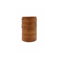 Natürliches Braunes Lederband 2mm Premium-Qualität Langlebige 100m Rolle Schnur DIY Handwerk Armband Halskette Zubehör Excel Exports