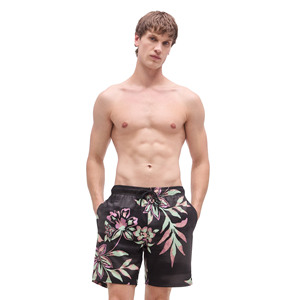 Shorts de Surf para Hombre, Personalizados con Sublimación a Color, Estilo Surf, Largura hasta la Rodilla, Cintura Elástica Media con Cierre de Cordón - Product Image 2