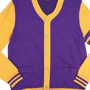 Nouvel Arrivage – Cardigan Homme ASB Violet – Vente en Gros – Col en V Personnalisé – Tricot Laine Acrylique Anti-rétrécissement Séchage Rapide – Broderie – Pull de Fraternité - Product Image 5