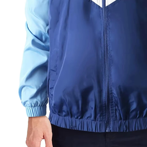 Sports Windbreaker <b>Jacket</b> for Men Water Resistant Nylon Polyester Full Zip Printed Sleeve Casual Autumn Activewear - Product Image 6