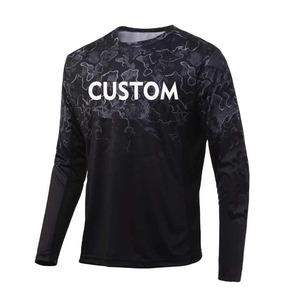 Camiseta de Pesca y Senderismo Ligera de Manga Larga con Protección Solar, Personalizada, de Secado Rápido, Poliéster Sublimado, UPF50, con Capucha - Product Image 1