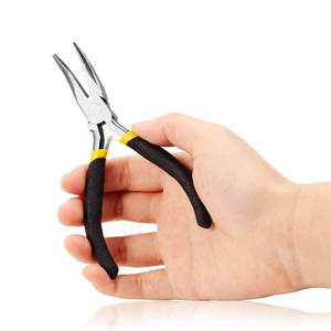 Pince à bijoux de haute qualité, lot de 3 outils de fabrication de bijoux, incluant pince à bec effilé, pince à bec plat, coupe-fil, pour usage chirurgical et clinique - Product Image 5