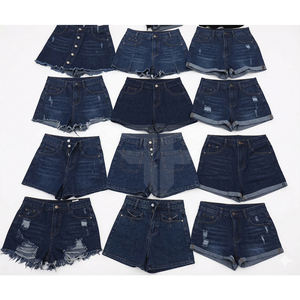 Pantalones Cortos de Verano para Mujer 2026, Ultra Cortos, Lavado Claro, Cintura Media, Transpirables, de Talle Bajo, Elásticos, Estilo Boyfriend - Product Image 1