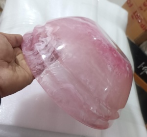Modern Resin pink swril <b>Bowl</b> Premium Resin <b>Bowl</b> Round Resin <b>Bowl</b> <b>Large</b> Resin <b>Bowl</b> Small Resin <b>Bowl</b> Deep Resin <b>Bowl</b> - Product Image 2