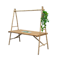 Fauteuil en bambou de style ferme asiatique écologique pour la cuisine, la cour, le garage et le hangar, mobilier d'extérieur pliable