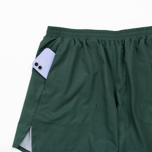 Custom Gym <b>Shorts</b> 2 in 1 Polyester Quick Dry Outdoor <b>Compression</b> <b>Shorts</b> Running Fitted <b>Mens</b> Running <b>Shorts</b> - Product Image 3