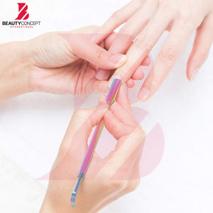 Pousse-cuticules en acier inoxydable pour dissolvant de vernis gel, ensemble de 3 pièces, grattoir à cuticules, outils de manucure pour ongles des mains et des pieds - Product Image 3