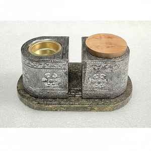 Quemador de incienso de metal de lujo, Mabkhara, quemador de incienso Oud, soporte para incienso árabe, decoración islámica para el hogar, regalo de Ramadán - Product Image 2