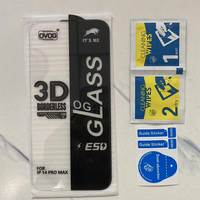It's Me 200CC Protection d'écran en verre trempé transparent de 0,4 mm avec bordure en aluminium haute résistance, grand arc, entièrement transparente