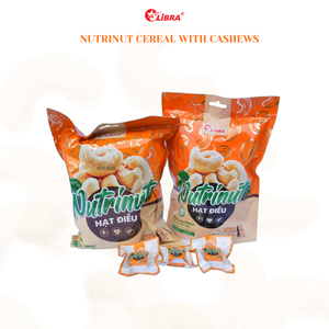 บิสกิตพลังงานเม็ดมะม่วงหิมพานต์ 195 กรัม นิวทรินัท ขนมธัญพืชเพื่อสุขภาพ ผลิตโดยโรงงาน ODM เวียดนาม - Product Image 1