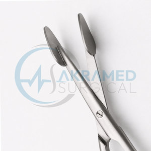 กรรไกรผ่าตัดยกกระชับใบหน้า Trepsat TC ทังสเตนคาร์ไบด์ สแตนเลสสตีล เครื่องมือผ่าตัด CE ISO ใช้ซ้ำได้ ด้ามจับสีทอง - Product Image 2