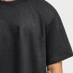 Camiseta de Verano para Hombre, Lisa, de Alta Calidad, Venta de Fábrica, Precio Bajo, Personalizable, OEM, Transpirable, de Seda/Algodón - Product Image 6