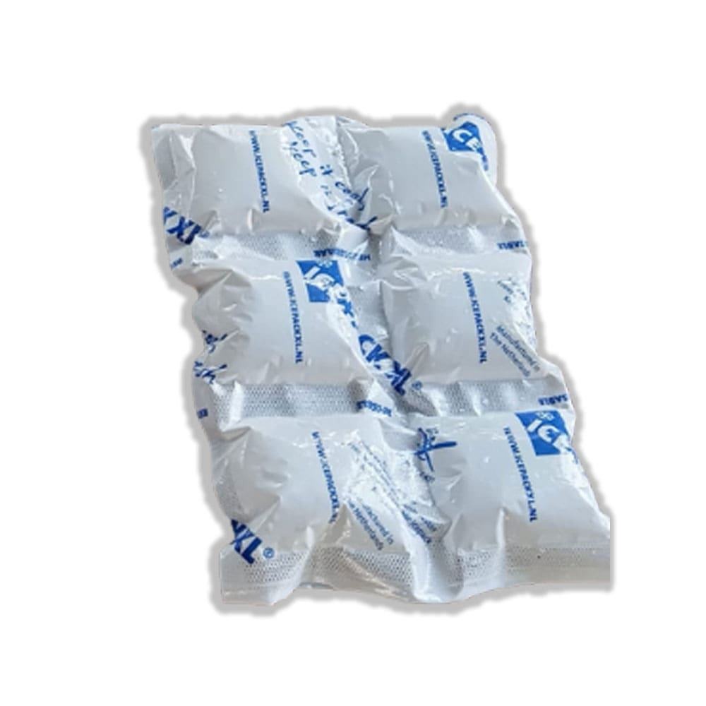 Reusable Leak-Proof White Gel Ice Packs | 24-Hour Cooling Edge Protector 14x20cm Nontoxic for Transport & Packaging