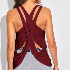 Débardeur Sculptant Sans Manches Femme Qualité Supérieure Respirant Séchage Rapide Polyester/Coton Sport Décontracté - Product Image 6