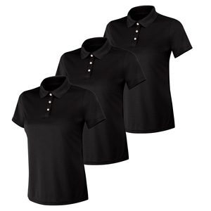 <b>Women's</b> Polo Shirt Casual Sports Short Sleeve Fashion Summer Cotton Regular Fitness Solid Color Customized Logo Polo Shirt - Product Image 1