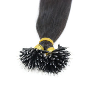 Nanoring cheveux humains remy du Vietnam straight double drawn vente en gros extensions de cheveux sans emmêlement sans perte - Product Image 1