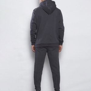 Survêtement d'hiver pour homme, grande taille disponible, robuste, personnalisé, à capuche, en tissu polaire imprimé, respirant, uni, avec logo - Product Image 2