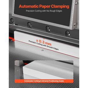 Guillotina Eléctrica Hidráulica, Ancho de Corte de 17.99 Pulgadas, Grosor de Corte de 2.28 Pulgadas, Programable, Infrarroja - Product Image 4