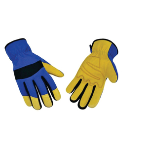 Guantes de Seguridad para Conductor HOLY SIGNS INTERNATIONAL EN420 Certificados HSI-0018, Duraderos, de Cuero Granulado, con Muñequera Elástica, Resistentes al Fuego - Product Image 1