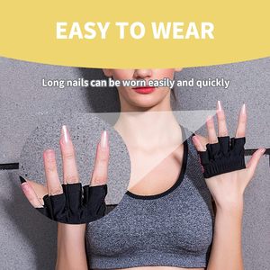 Guantes de Levantamiento de Pesas Unisex Transpirables de Poliéster con Protección Contra Callosidades y Anti-Rotura para Gimnasio, Fitness, Cross Training, Ejercicio - Product Image 5