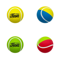 Balle en caoutchouc de 60mm balle rebondissante de tennis balle rebondissante de haute qualité pour animaux de compagnie, enfants, sports et promotions
