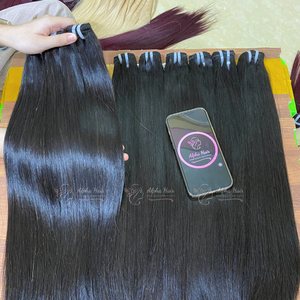 Vente chaude produits qualité supérieure os droit Super brillant un donneur en gros perruques 100% Extensions de cheveux humains Vietnam - Product Image 6