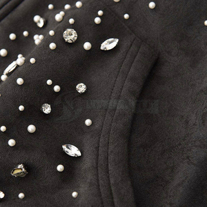 Rhinestone Fashion Hoodie Oversized Pullover Casual Streetwear Rhinestone Graphic Streetwear Hoodies - Product Image 3