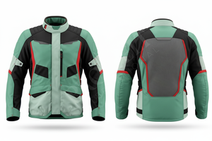 Veste de moto en tissu corduroy de haute qualité 100%, protection intégrale personnalisée, veste de moto de course robuste - Product Image 3