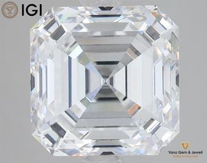 Diamante Cultivado en Laboratorio con Corte Asscher para Solitario, 3.00 Quilates, Color D, Claridad VS2, con Certificado IGI para Selección Premium - Product Image 1