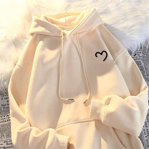Sweat-shirts à capuche pour femmes adultes, tricotés, imprimés papillon, anti-boulochage, doublés, 100% polyester, avec cordon de serrage et fermeture éclair, manches longues - Product Image 2