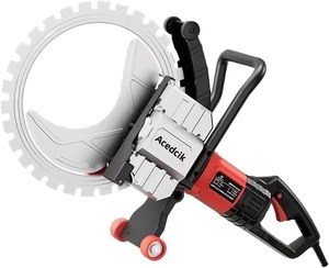 Scie à anneau pour béton de 16 pouces, scie à béton électrique 220V/8900W haute puissance, machine de découpe murale humide avec suppression de la poussière par alimentation en eau - Product Image 1